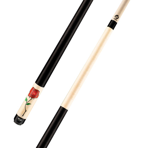 Viking Decues DE0300 Northwoods Maple Cue, Rose Decal