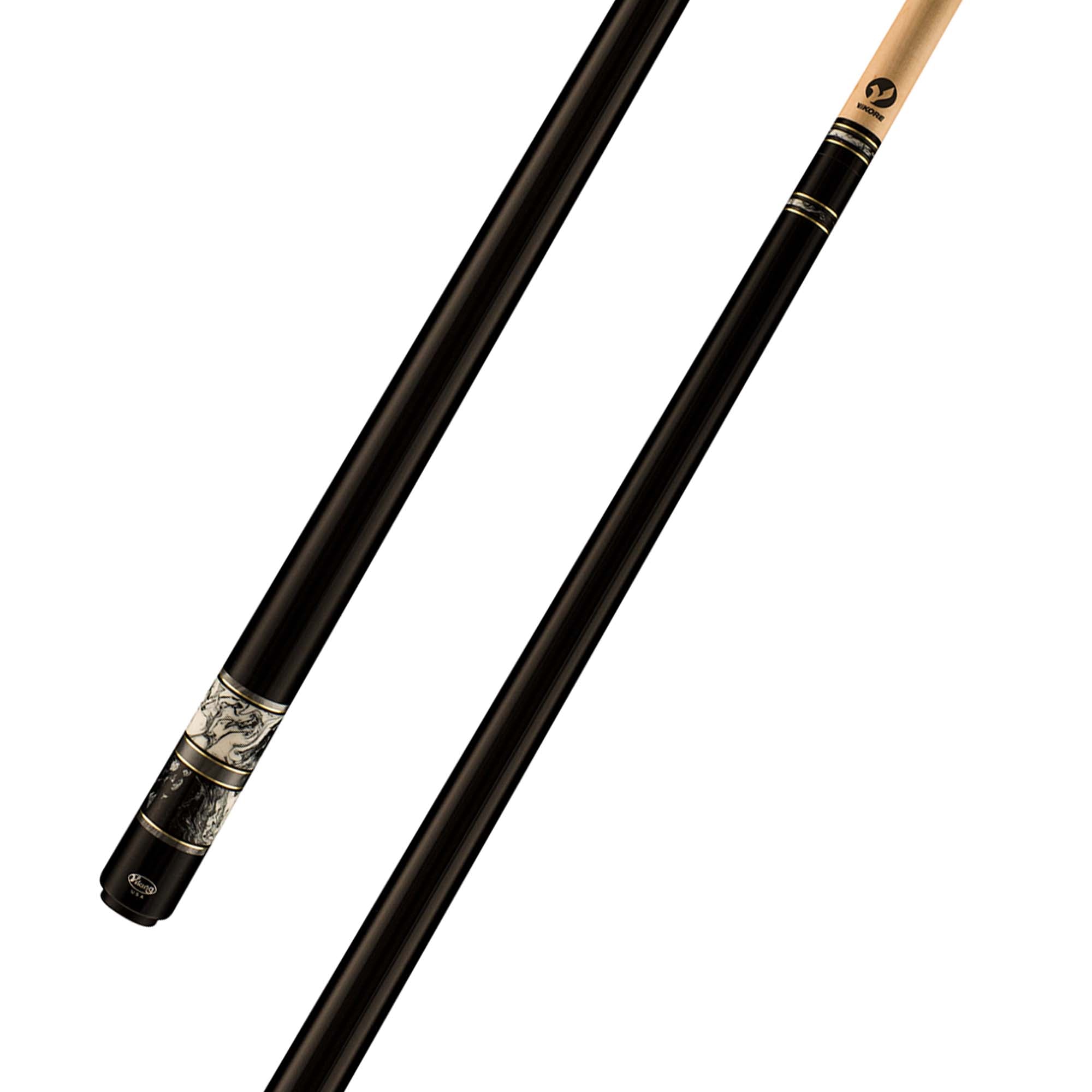 Viking DF0102 Hardrock Maple Cue, Midnight Black Stain