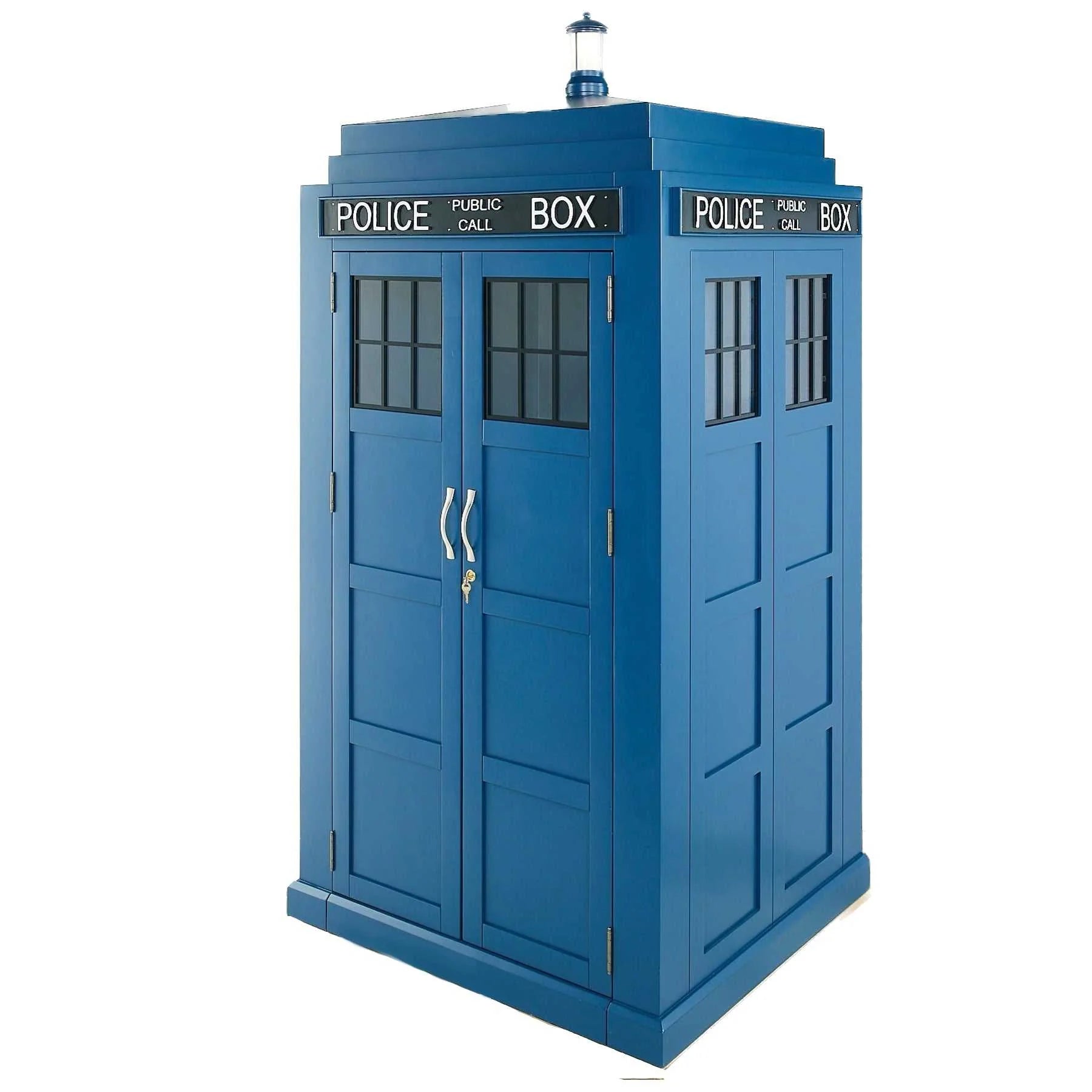 Ram Game Room "The Bardis" English Police Booth Bar Cabinet