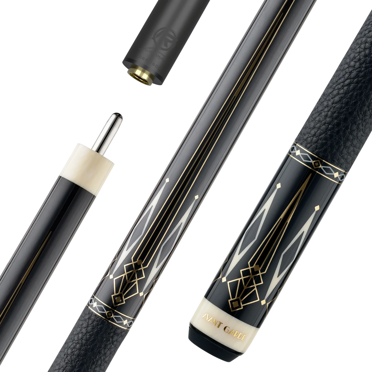 Predator LE Avant Garde Pool Cue - Ebony - Leather Luxe Wrap