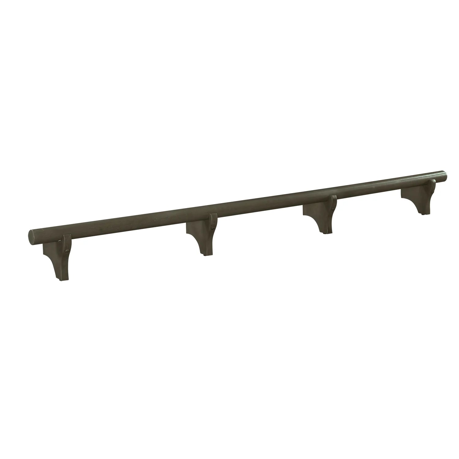 Ram Game Room 84" Dry Bar Foot Rail - Slate