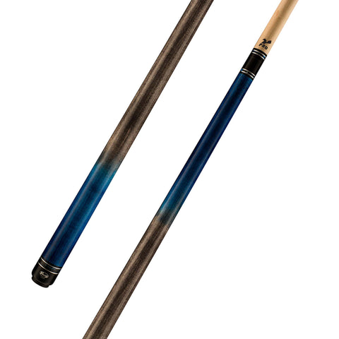 Viking Helix HL0116 Hardrock Maple Cue, Ocean Blue/Smoke Faded Stain