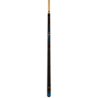 Viking Impero IM0700 West African Ebony Cue, White/Blue Pearl Inlays