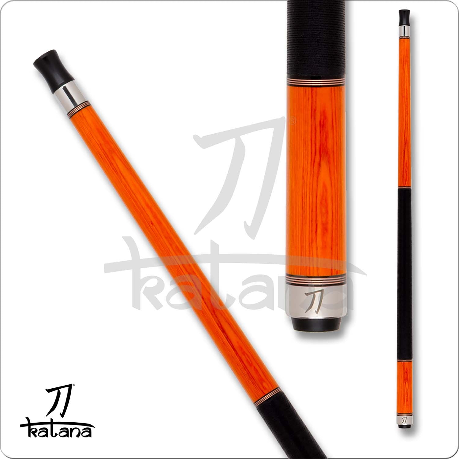 Katana Dragon KAT2501 Cue with Wood Shaft - Orange