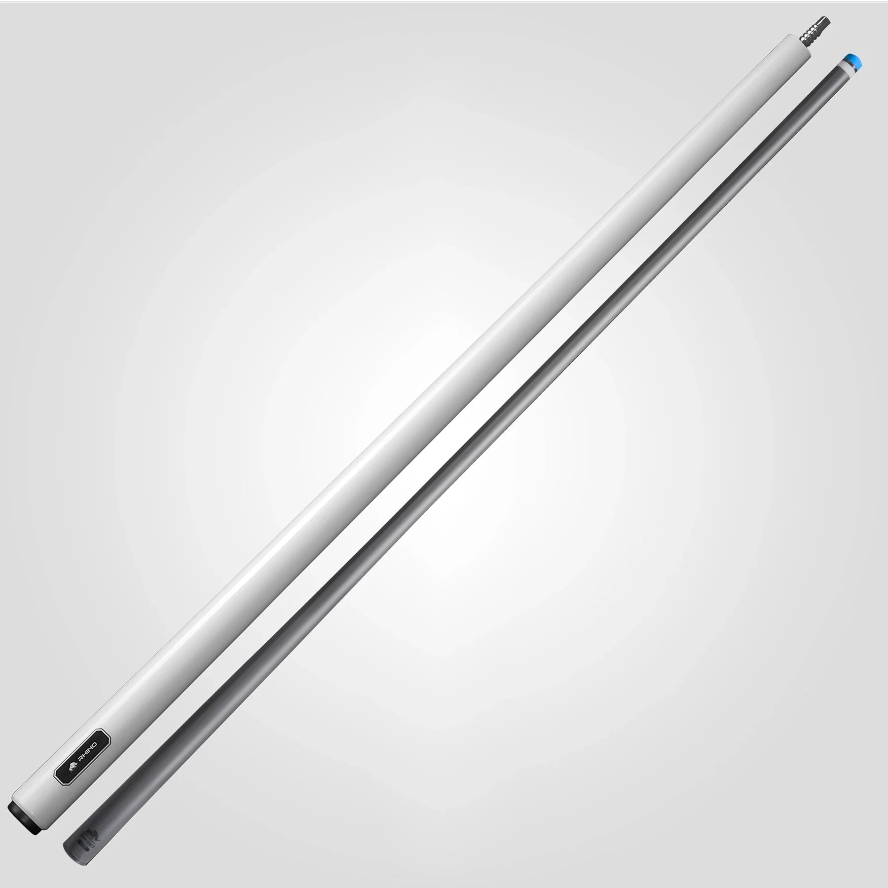 Rhino Luminax Wrapless Pool Cue, White Pearl