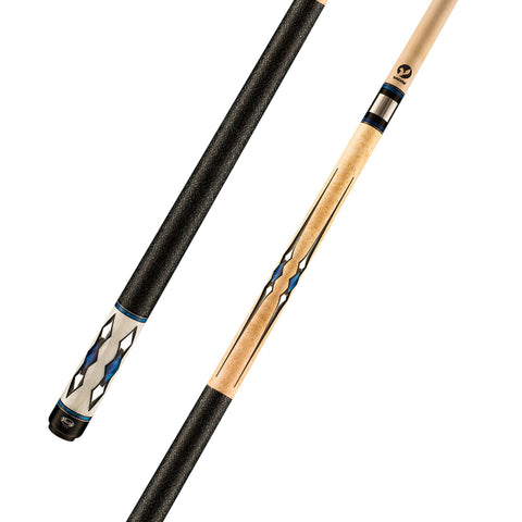 Viking Motore MT0404 Birdseye Maple Cue, Mirror Inlays