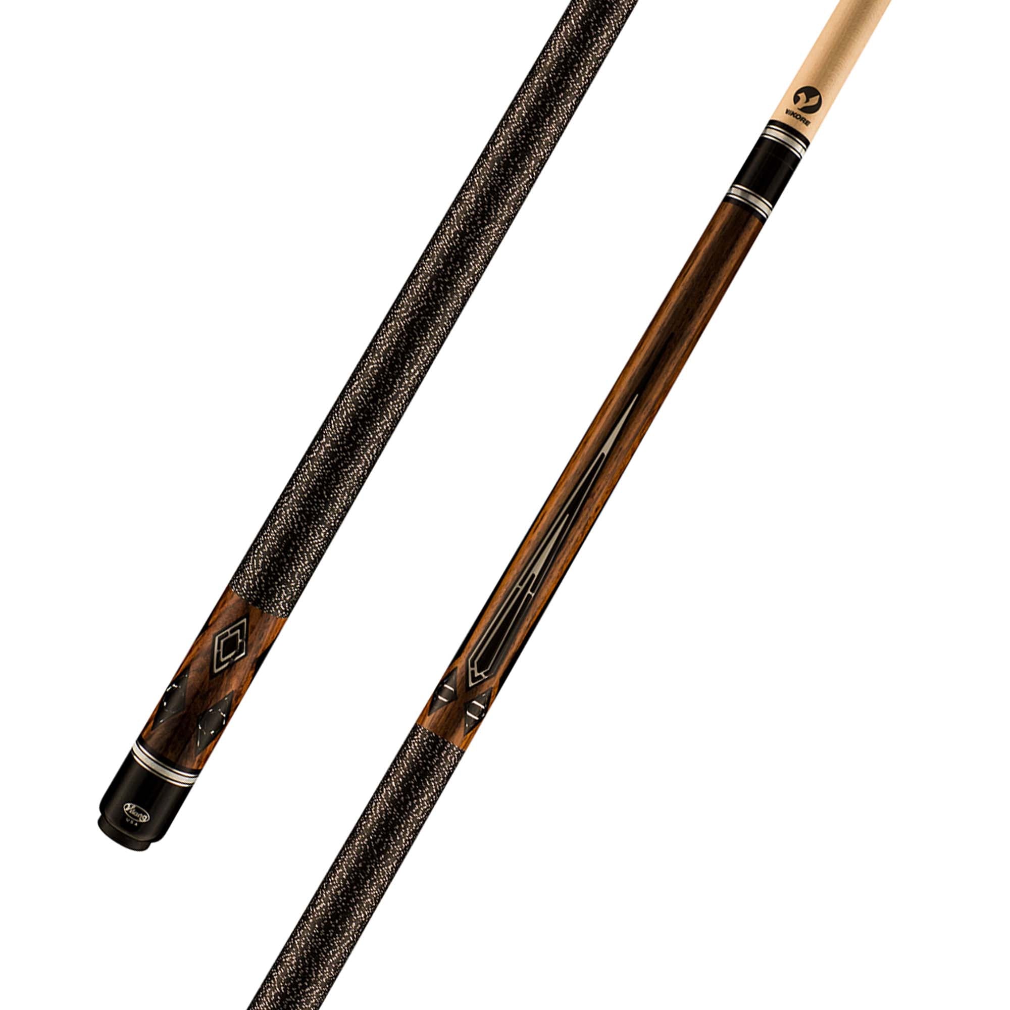 Viking Motore MT0500 East Indian Rosewood Cue, Mirror Inlays