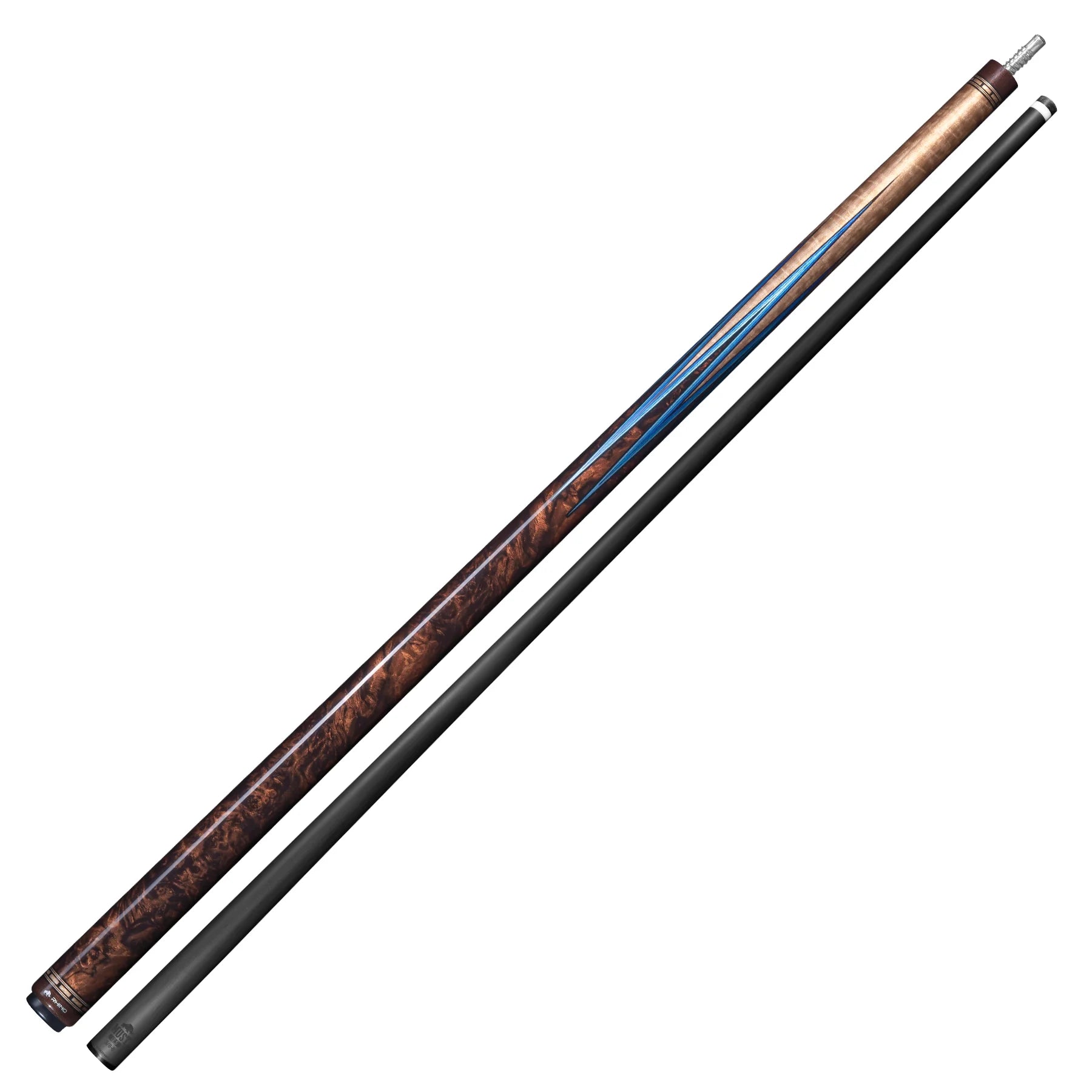 Rhino Must Pool Cue MU1 Burl Bluepoint, 12.5mm