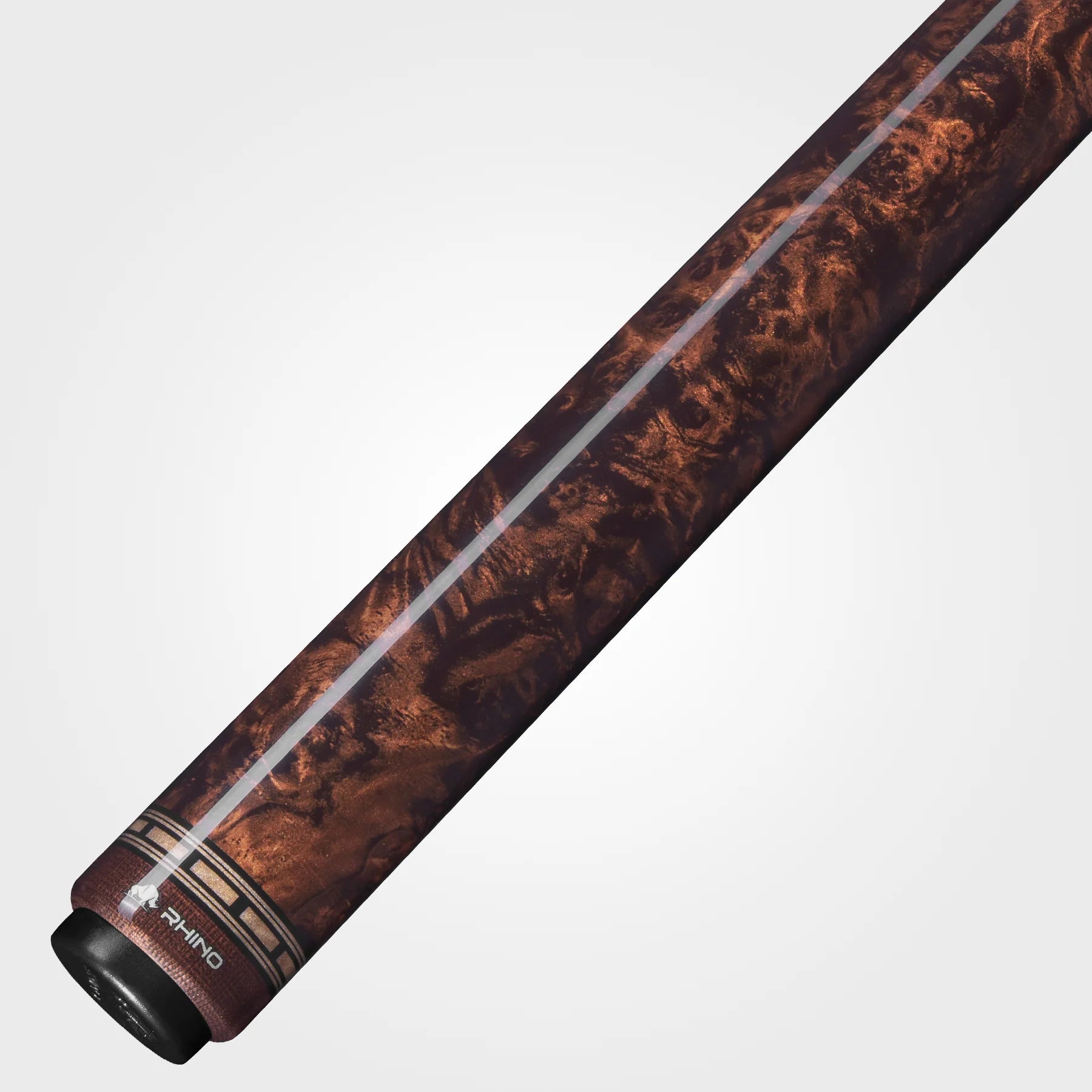 Rhino Must Pool Cue MU1 Burl Bluepoint, 12.5mm