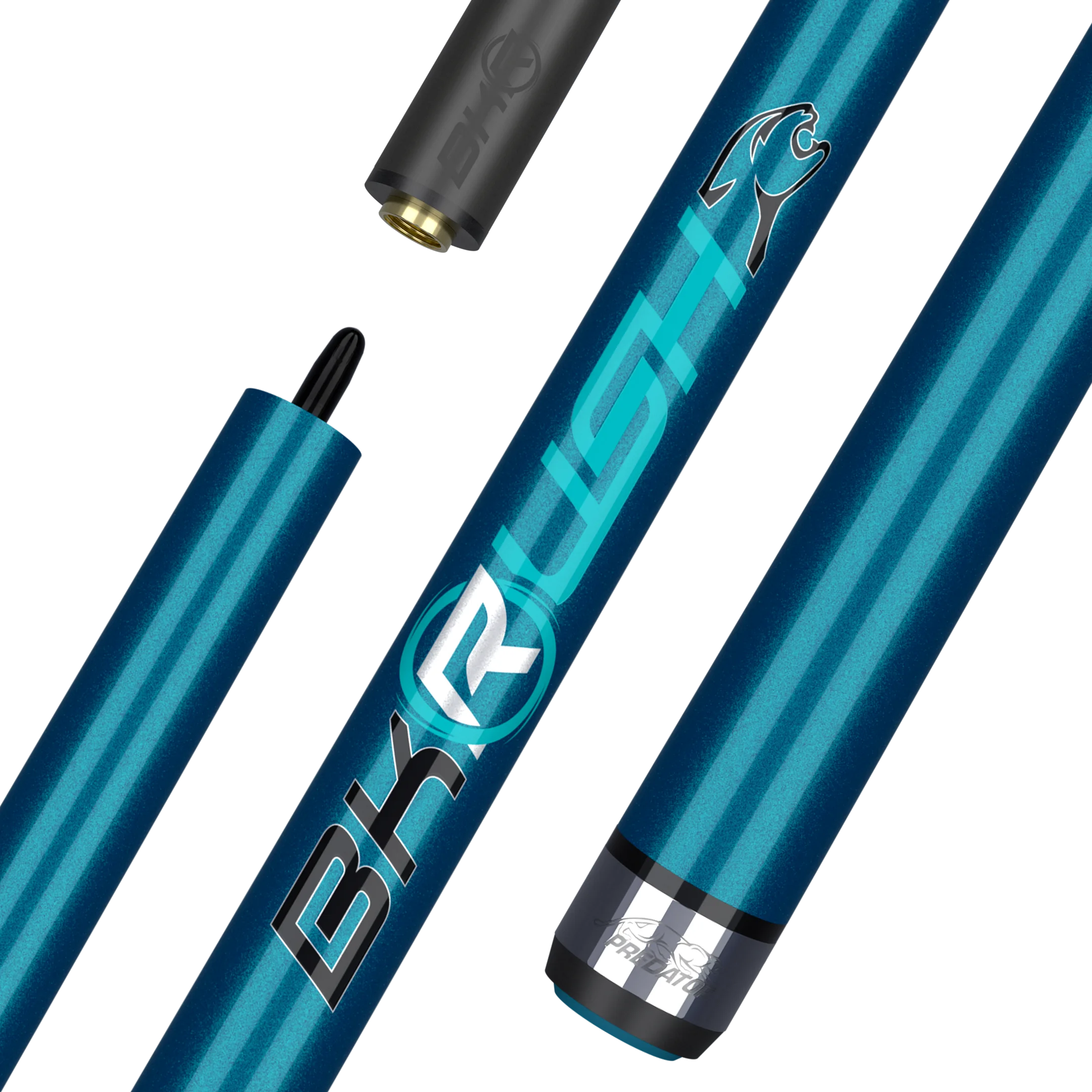 Predator Teal BK Rush® Break Cue - No Wrap