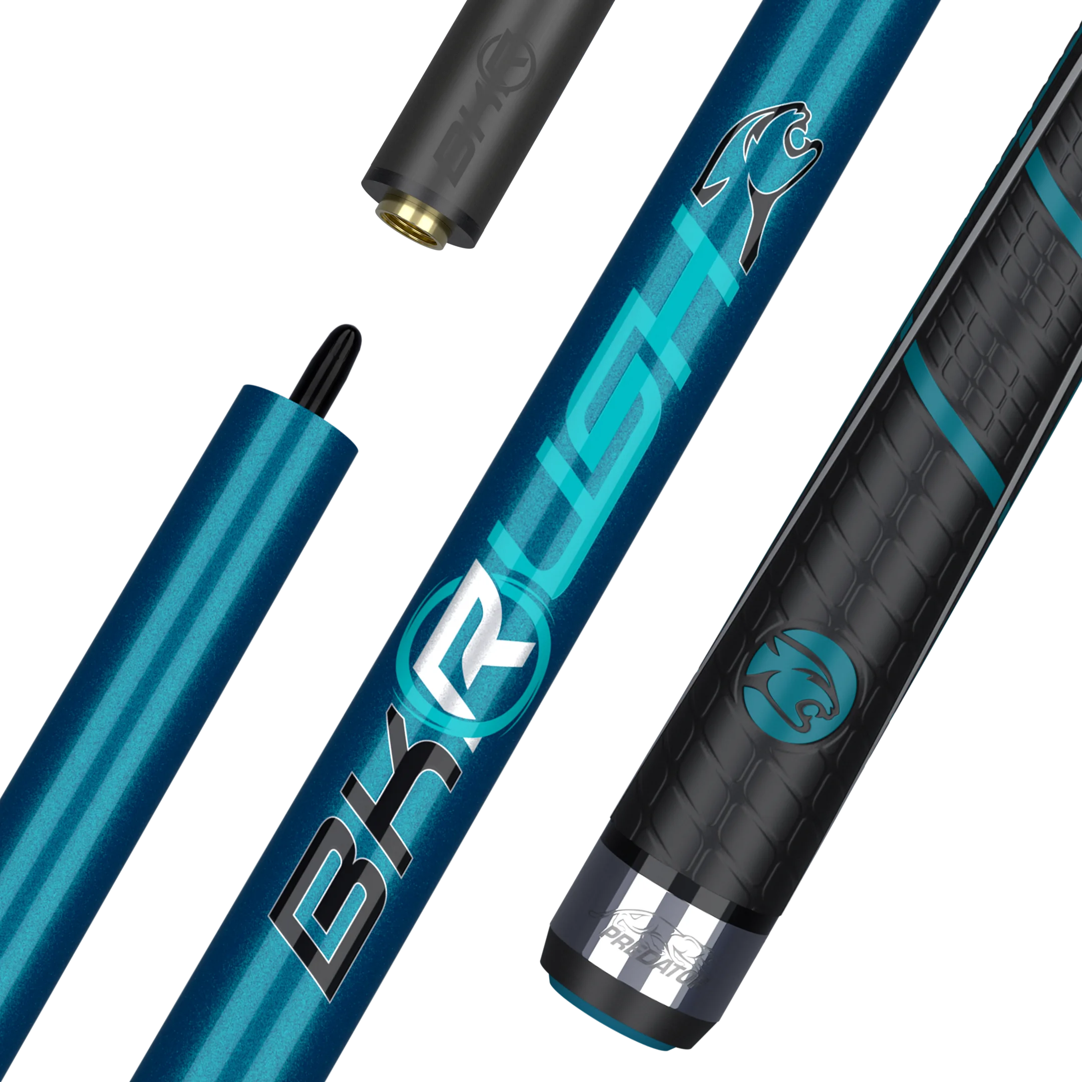 Predator Teal BK Rush® Break Cue - Sport Wrap
