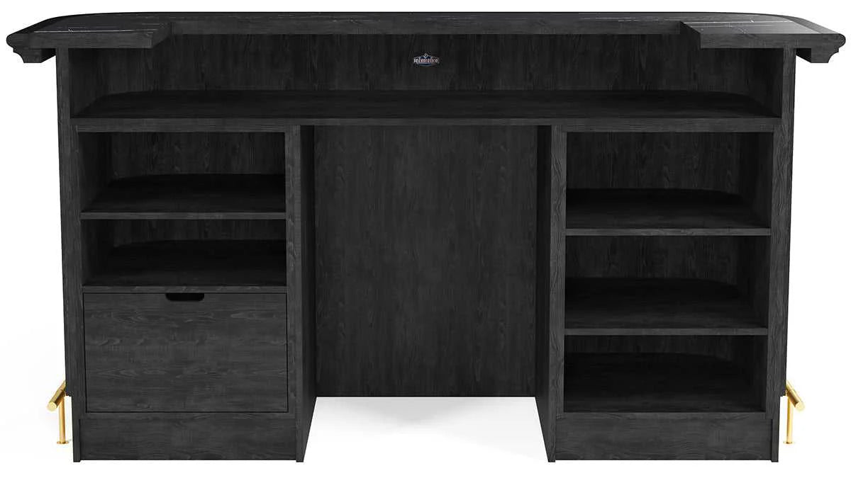 Ram Game Room Prohibition Series 84" Cocktail Bar-Black