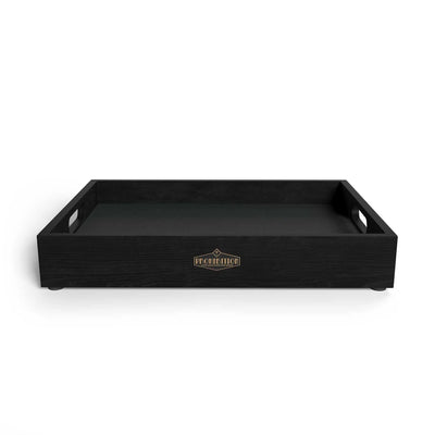 Ram Game Room Prohibition Series Leaning Bar Drink Tray - Black