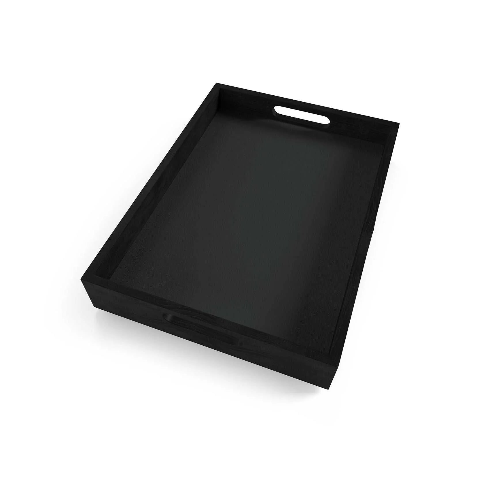Ram Game Room Prohibition Series Leaning Bar Drink Tray - Black