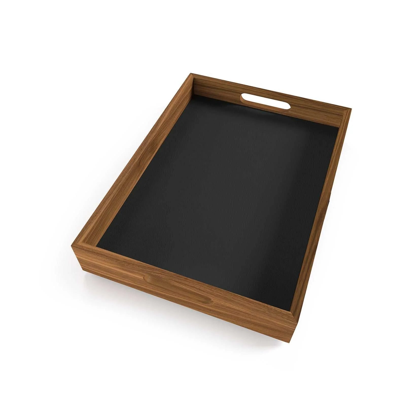 Ram Game Room Prohibition Series Leaning Bar Drink Tray - Walnut