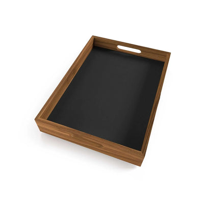 Ram Game Room Prohibition Series Leaning Bar Drink Tray - Walnut
