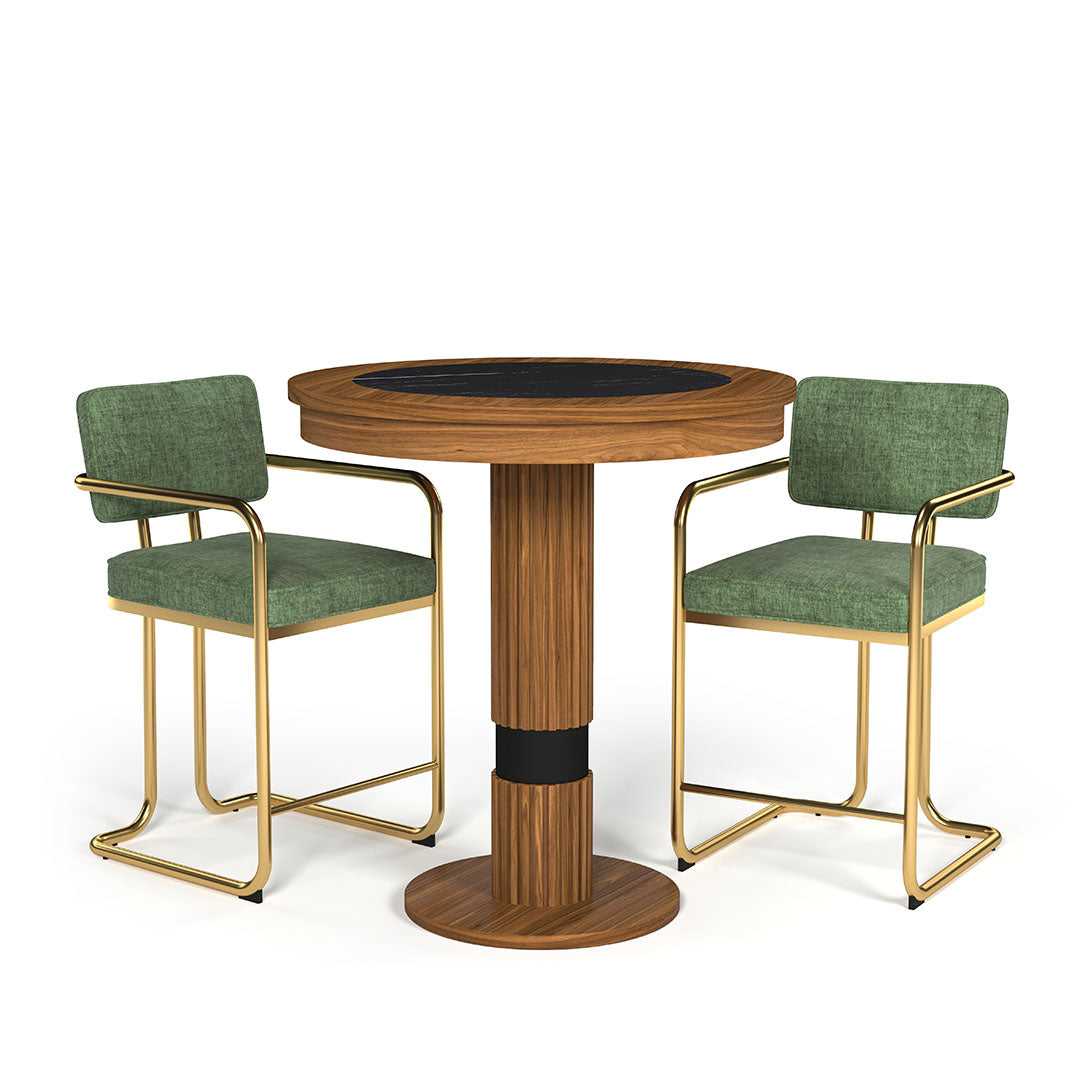 Ram Game Room Prohibition Series Pub Table Walnut
