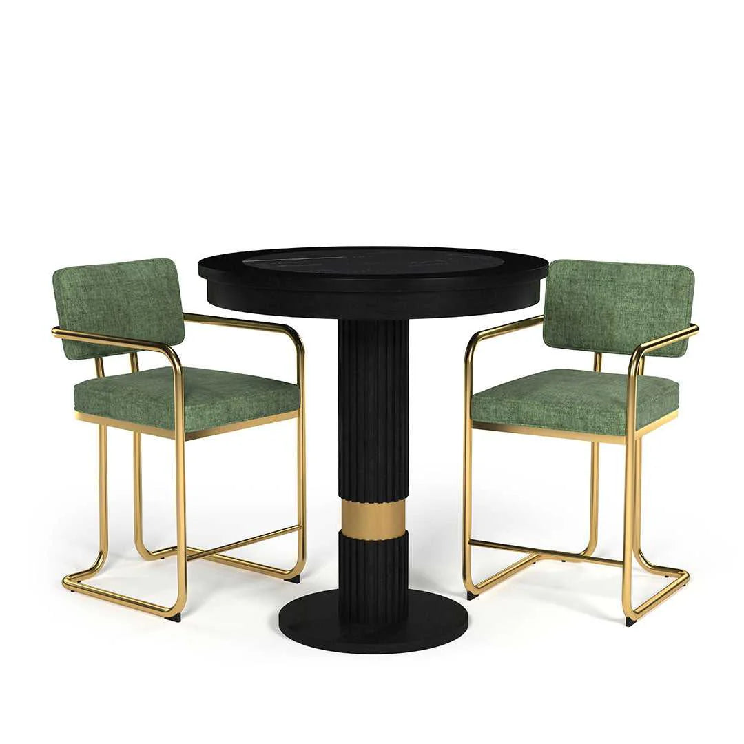 Ram Game Room Prohibition Series Pub Table-Black