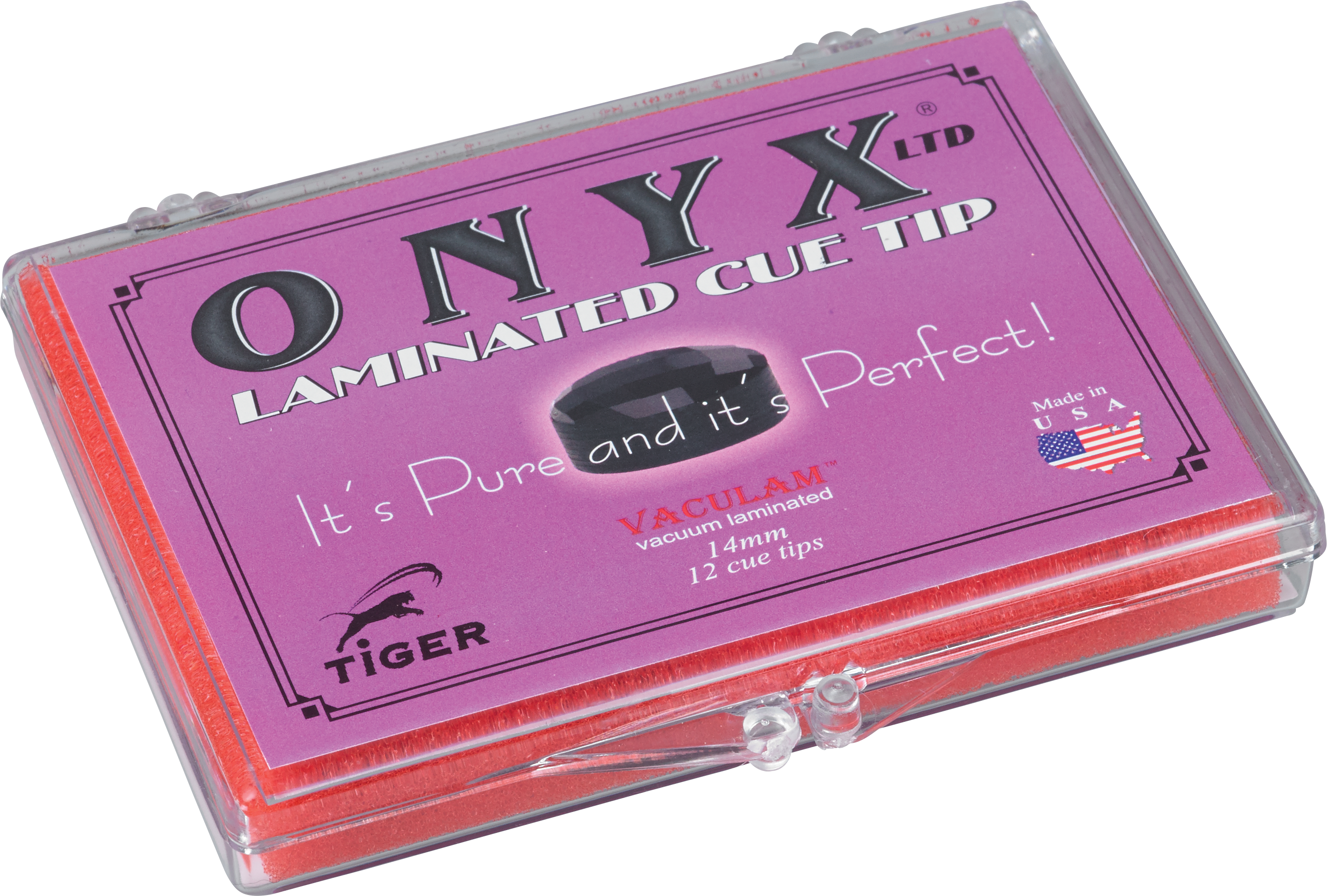 Tiger Onyx QTTON12 Tips - Box of 12