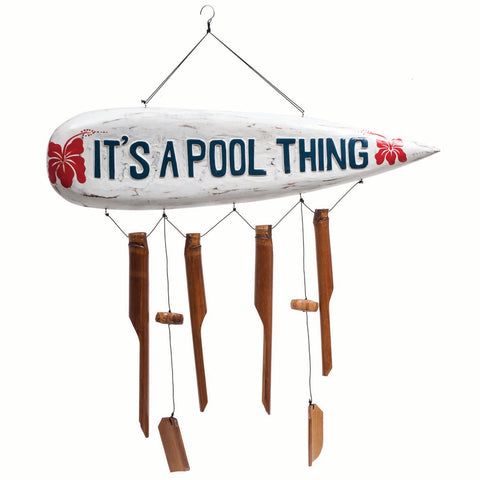 Ram Game Room A Pool Thing Wind Chimes