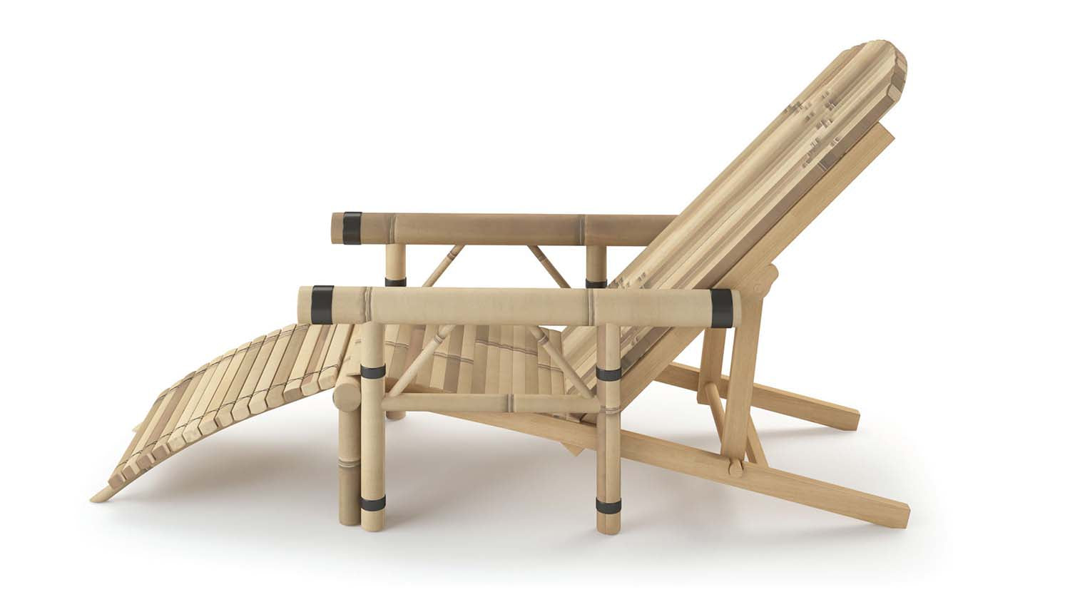 Ram Game Room Adirondack Bamboo Tiki Chair