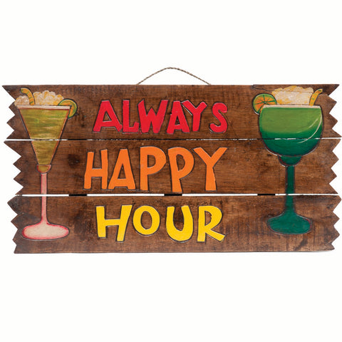 Ram Game Room Always Happy Hour Sign