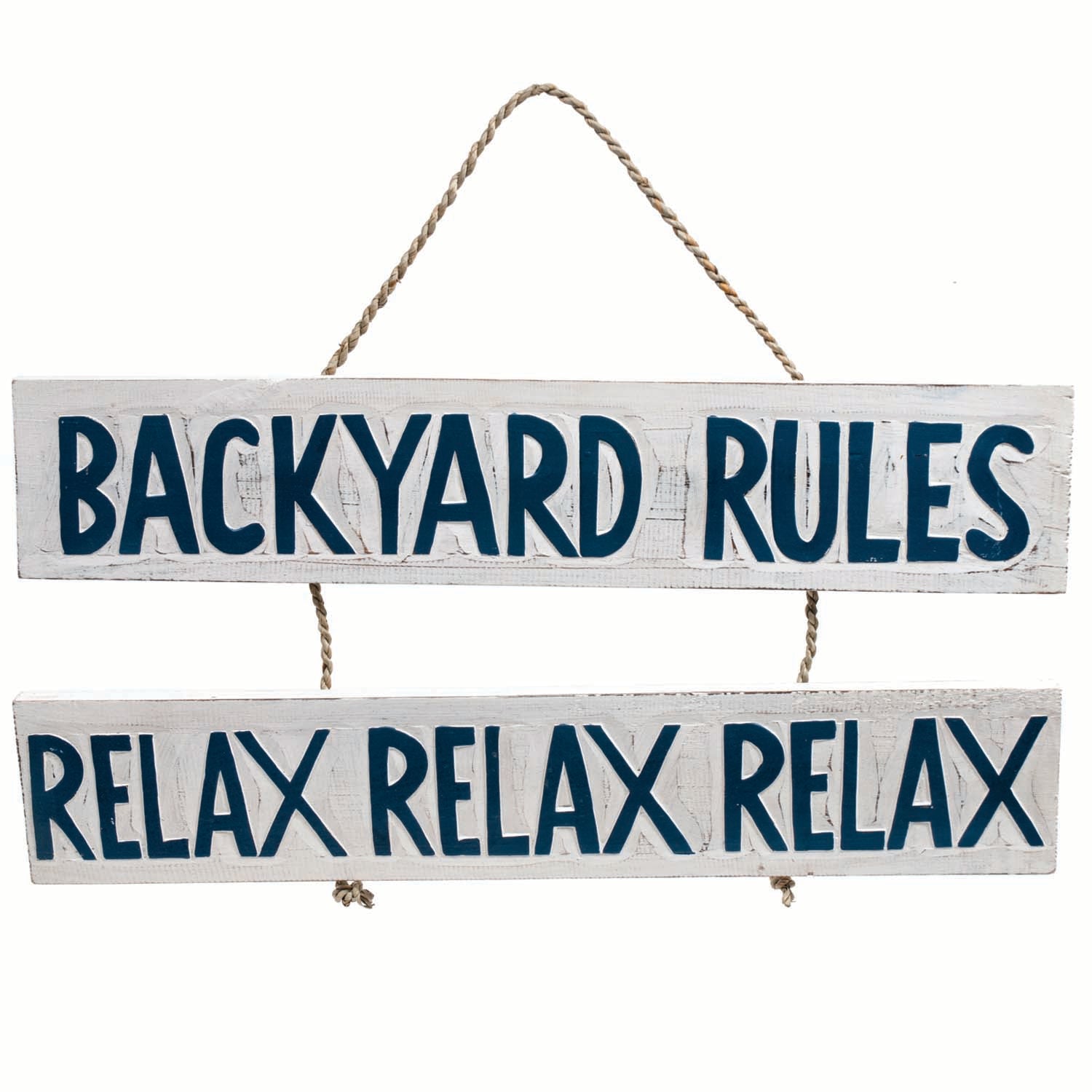 Ram Game Room Backyard Rules Relax Sign