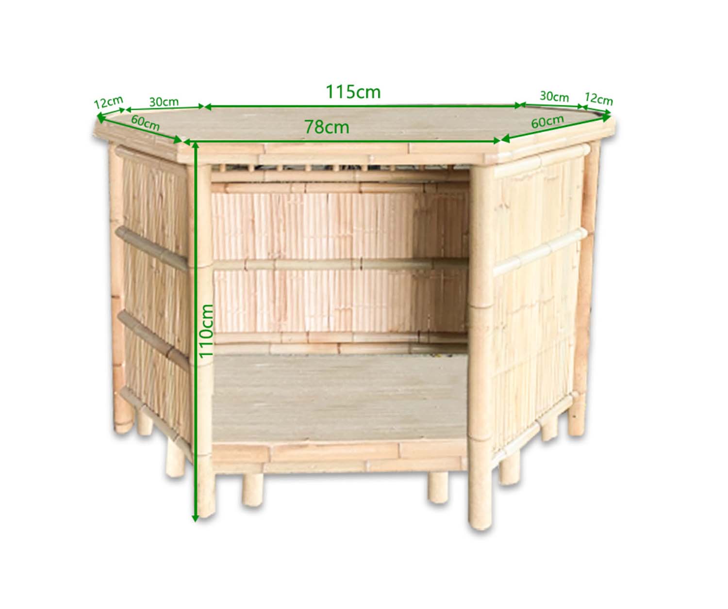 Ram Game Room Bamboo Corner Tiki Bar