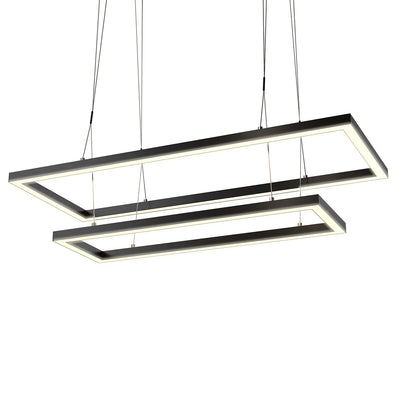Ram Game Room Double Tiered Rectangular Game Table Light Fixture