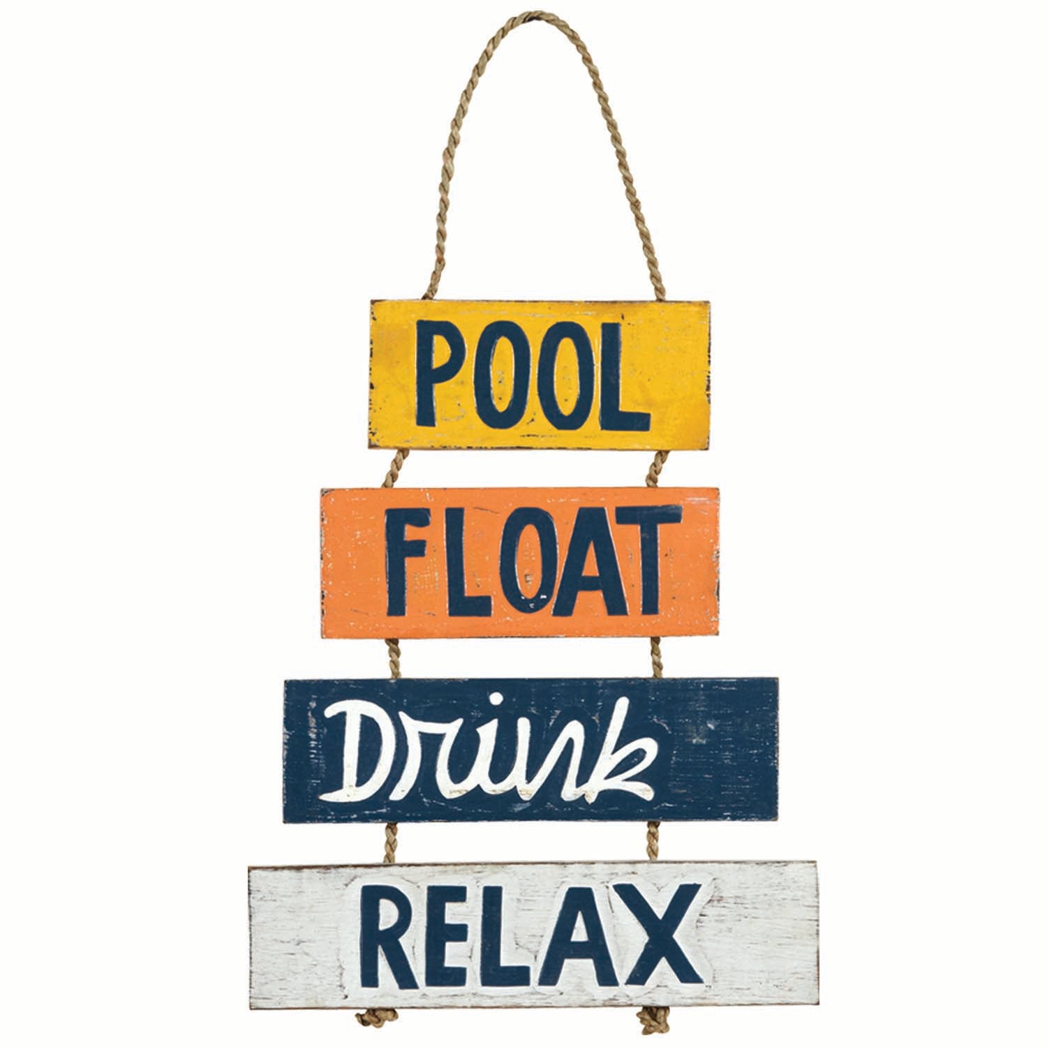 Ram Game Room Float, Drink, Relax Sign