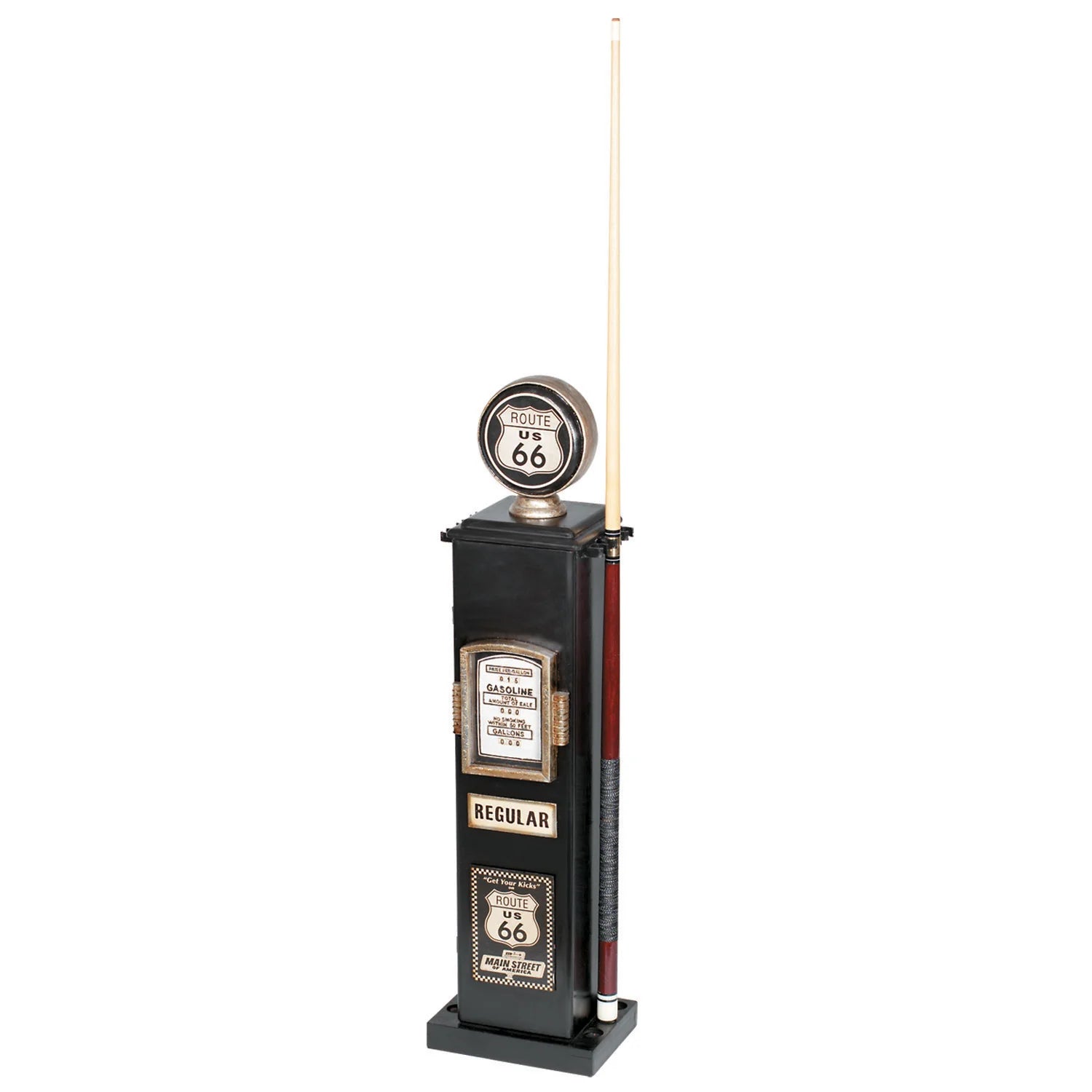Ram Game Room Gas Pump Cue & CD Holder-Route 66