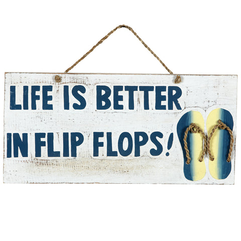 Ram Game Room Life Is Better In Flip Flops Outdoor Sign