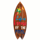 Ram Game Room Life Is Great By The Pool Surfboard Sign