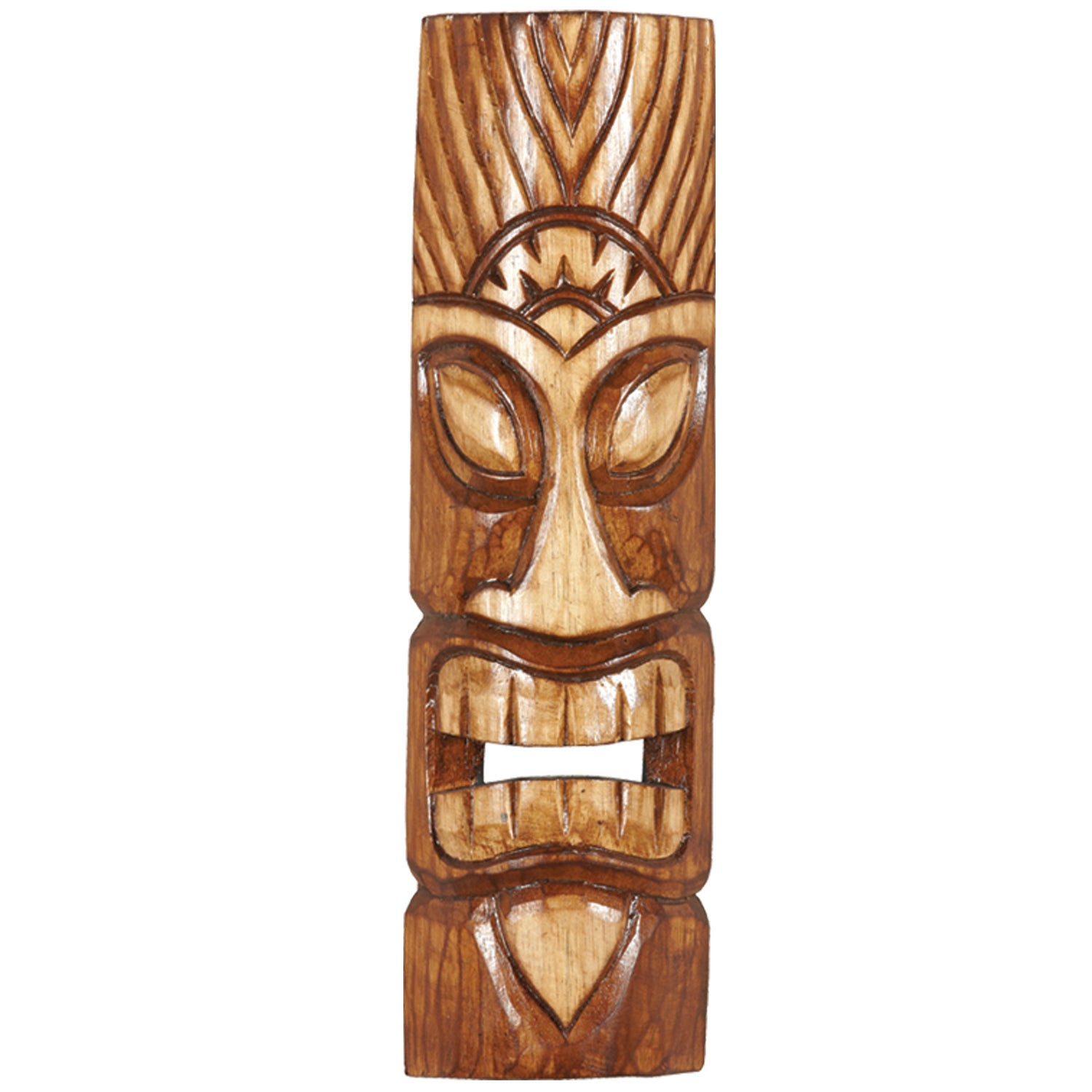 Ram Game Room Natural Tiki Mask Outdoor Sign