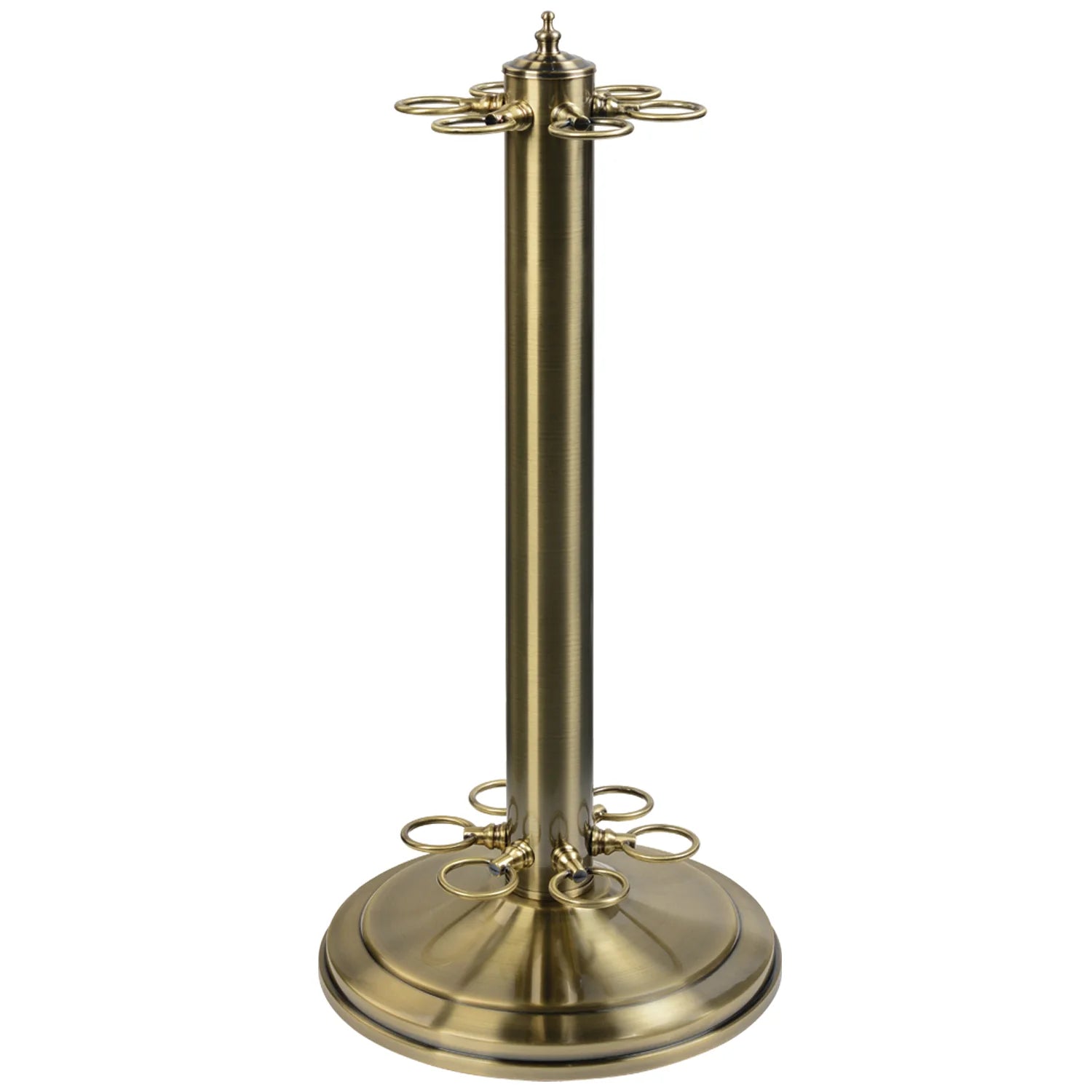 Ram Game Room PCH Metal 24"H Pool Cue Holder, Antique Brass