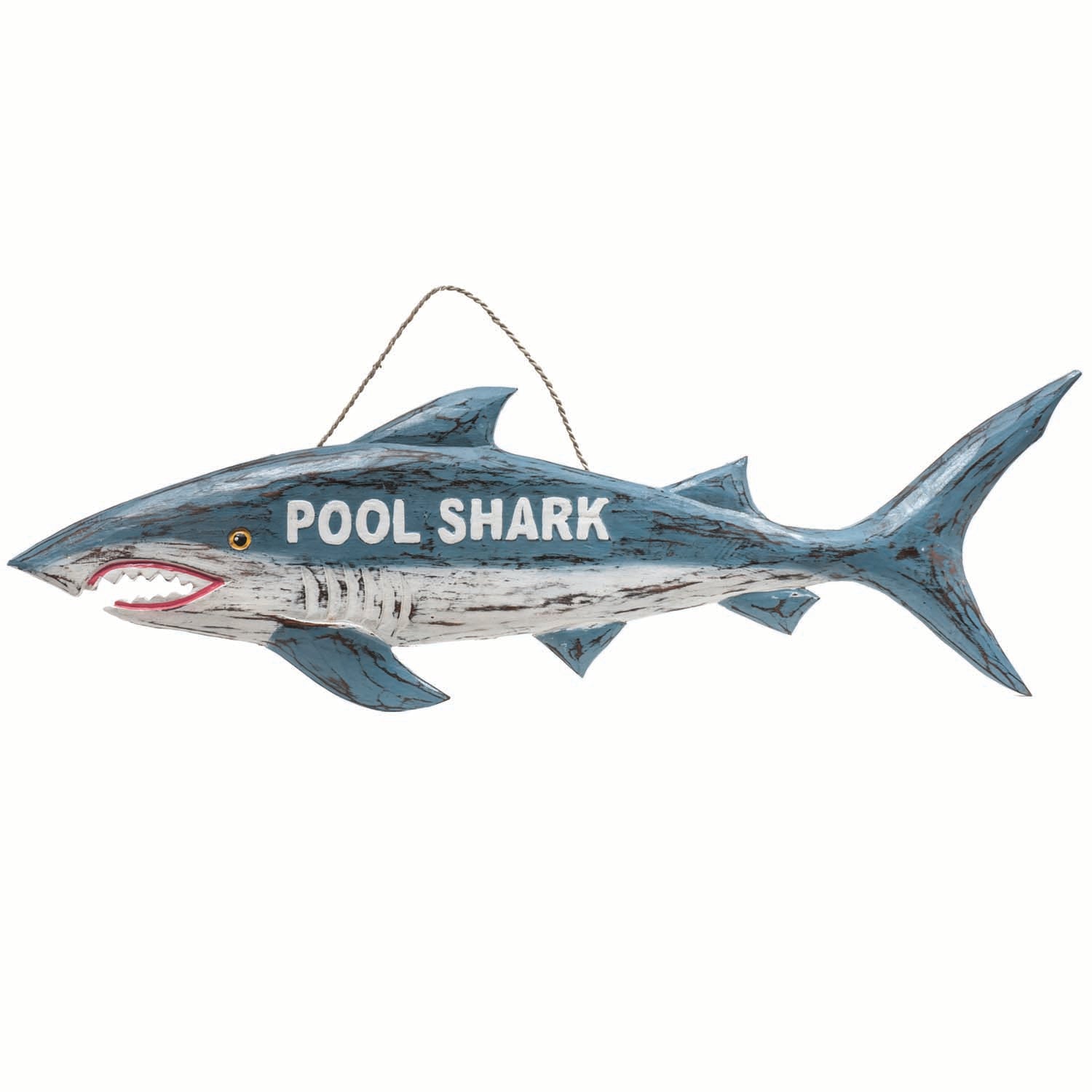 Ram Game Room Pool Shark Shark Shaped Sign
