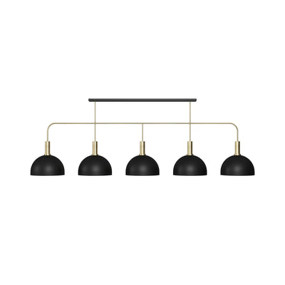 Ram Game Room Prohibition 5 Metal Shade 80" Pendant