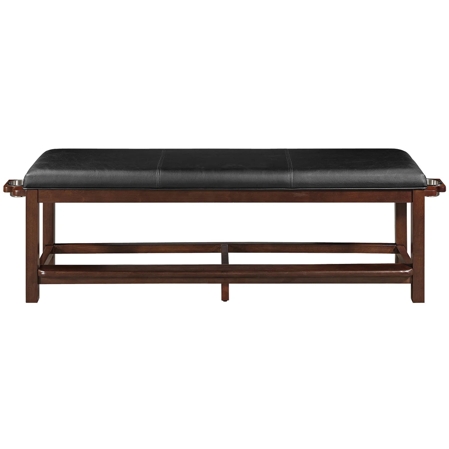 Ram Game Room Spectator Storage Bench - Cappuccino