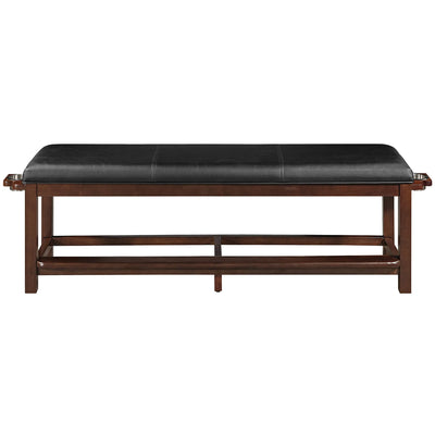 Ram Game Room Spectator Storage Bench - Cappuccino
