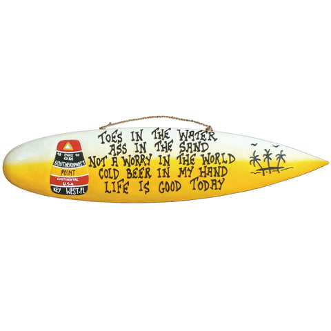 Ram Game Room Toes In The Water Surfboard