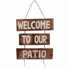 Ram Game Room Welcome To Our Patio Outdoor Sign