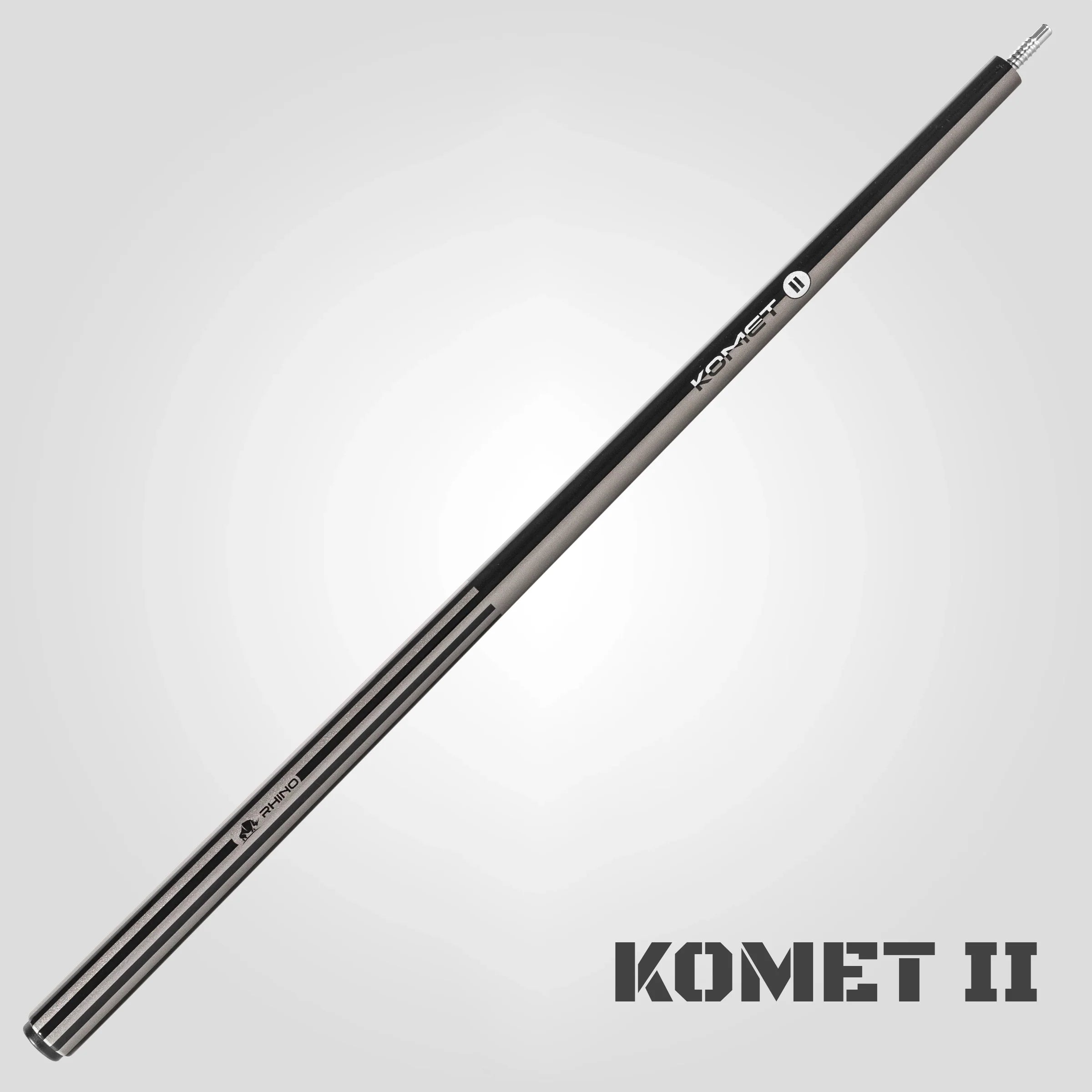 Rhino Komet II Break Cue, Black & Grey