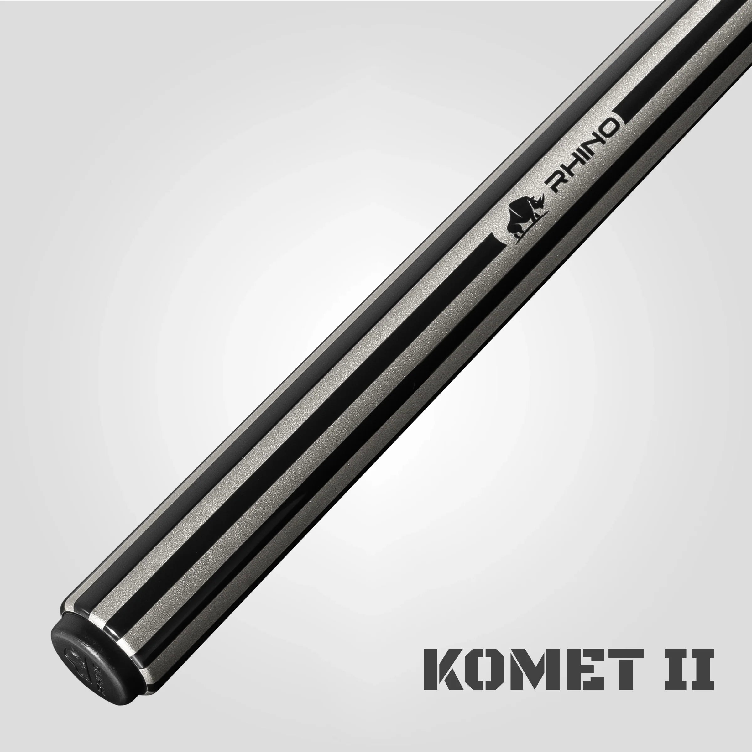Rhino Komet II Break Cue, Black & Grey