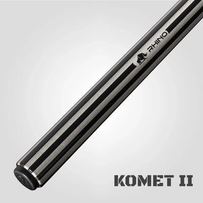 Rhino Komet II Break Cue, Black & Grey