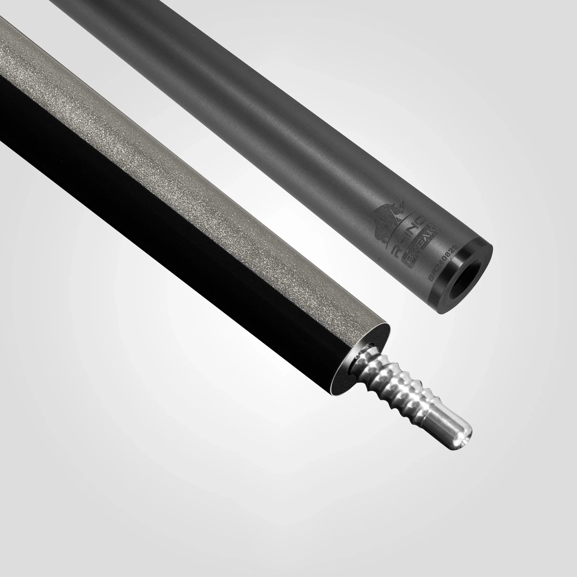 Rhino Komet II Break Cue, Black & Grey
