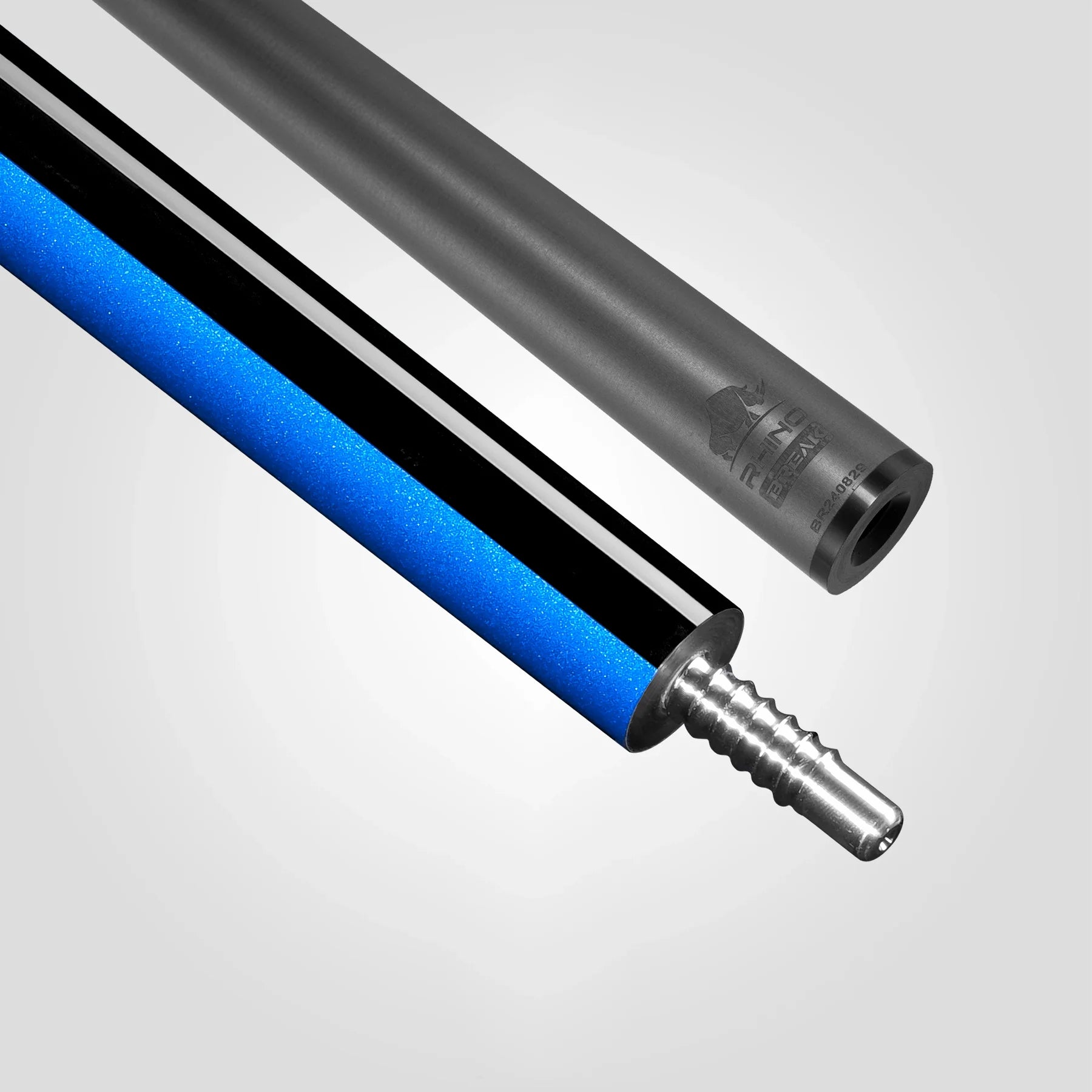 Rhino Komet II Break Cue, Black & Blue