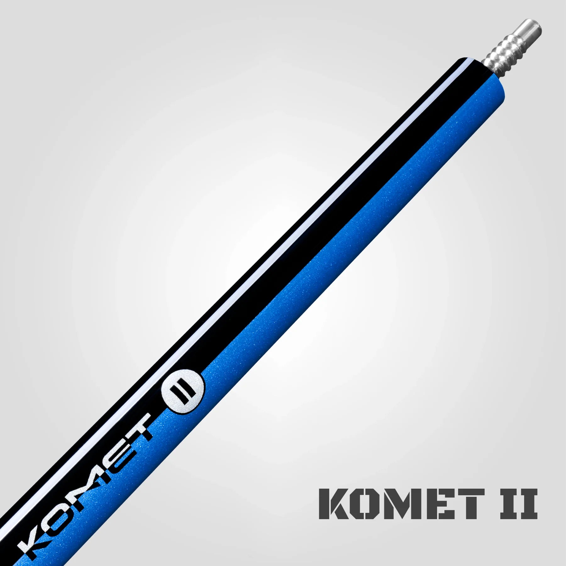Rhino Komet II Break Cue, Black & Blue