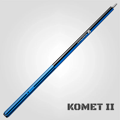 Rhino Komet II Break Cue, Black & Blue