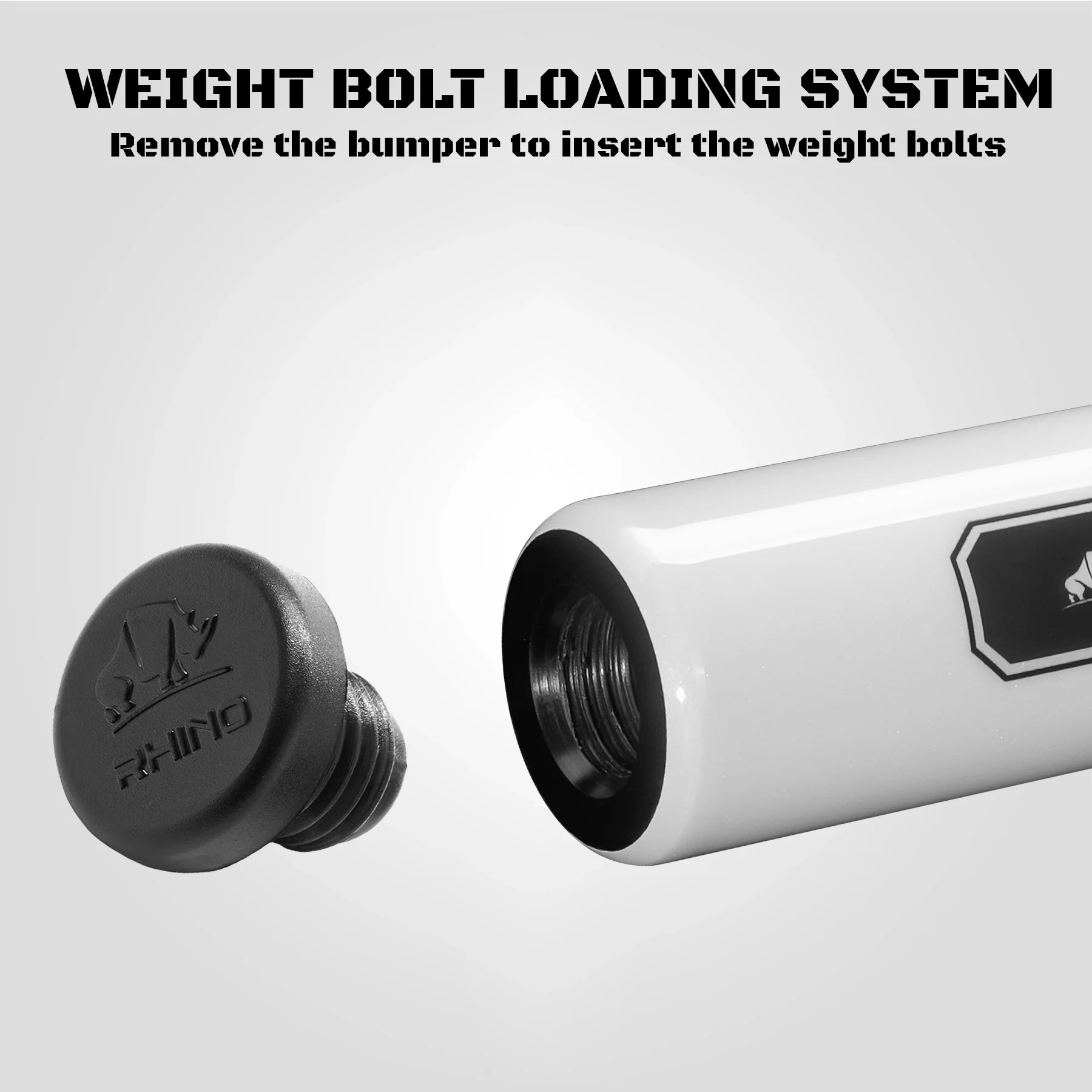 Rhino Luminax Sport Wrap Pool Cue, White Pearl