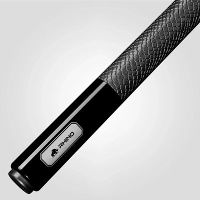 Rhino Luminax Sport Wrap Pool Cue, Jet Black